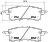 BREMBO P 59 082 Brake Pad Set, disc brake